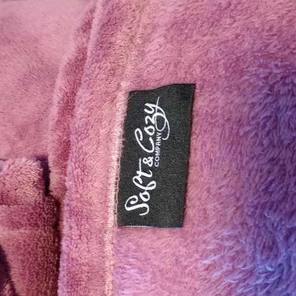 PURPLE  SOFT & COZY KING SHEET SET 5PC. - Picture 2 of 4